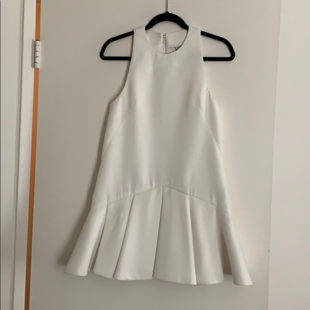 Cameo white swing sleeveless dress